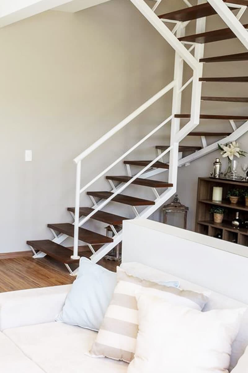 Escadas mistas para o empreendimento Vintage Club, Cyrela e Living