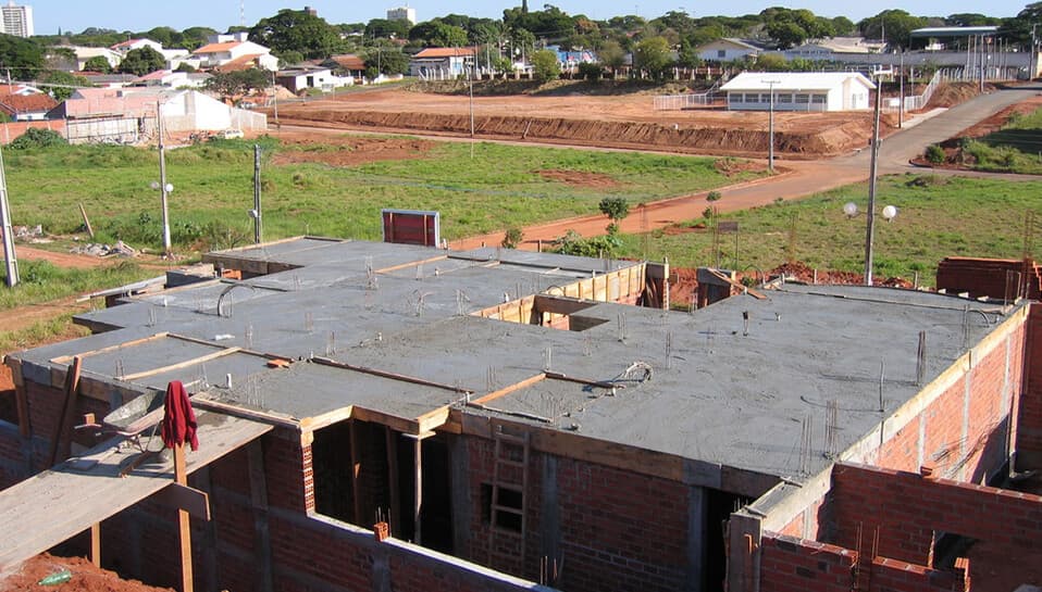Roteiro construtora - soluções: Molde de concretagem das lajes